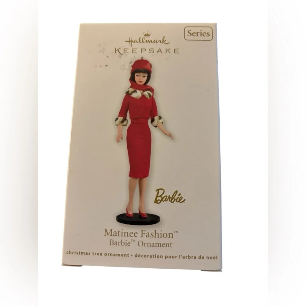 Hallmark Keepsake Matinee Fashion Barbie Ornament 2012 4.5” Holiday Christmas
